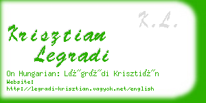 krisztian legradi business card